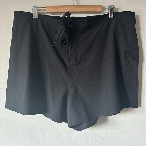 NWT Swimsuits For All Stretch Board Coverup Shorts in Black - Size 22 - Picture 3 of 10